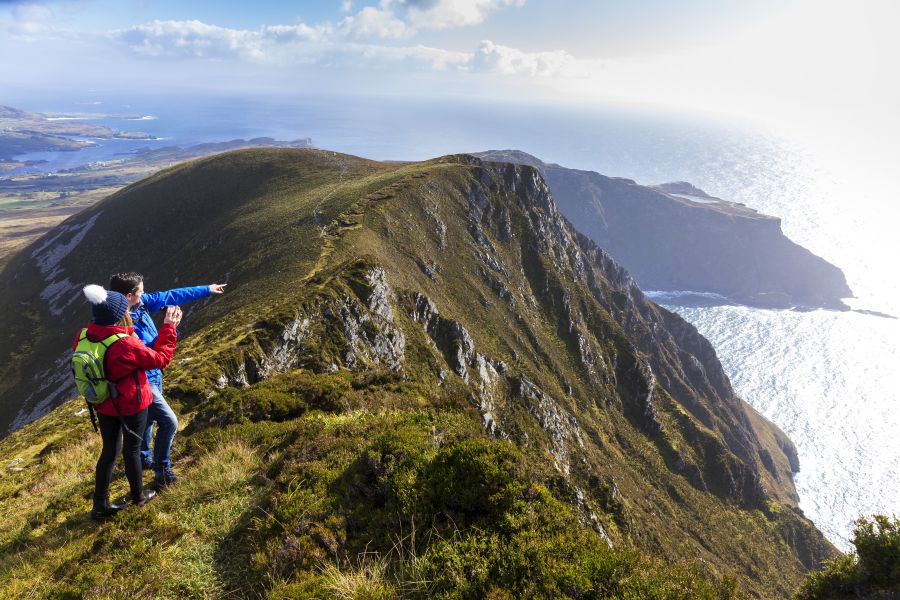 Spectaculaire kliffen bij Slieve League Spectaculaire kliffen bij Slieve League
