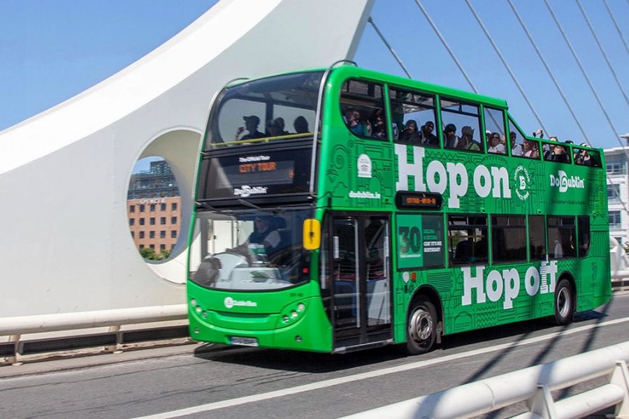 Dublin Hop-On Hop-Off  Bus City Tour