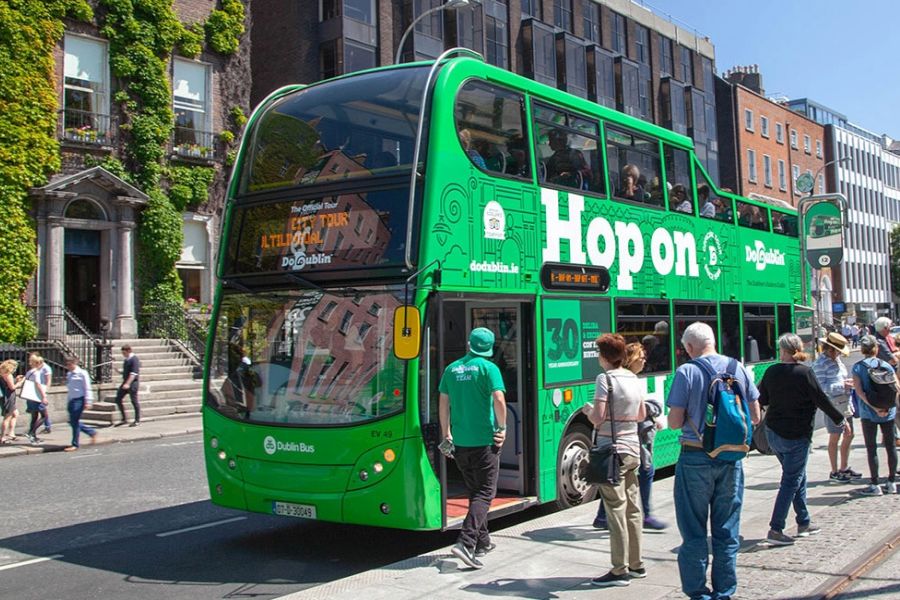 Dublin Hop-On Hop-Off  Bus City Tour
