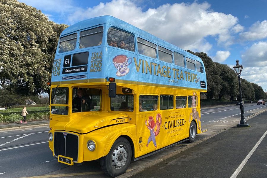 Vintage Tea Trips - Dublin dubbeldekker