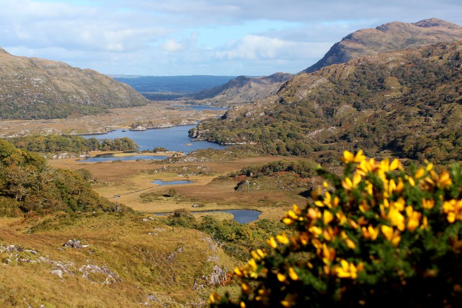Uitzicht op de heuvels in Kerry