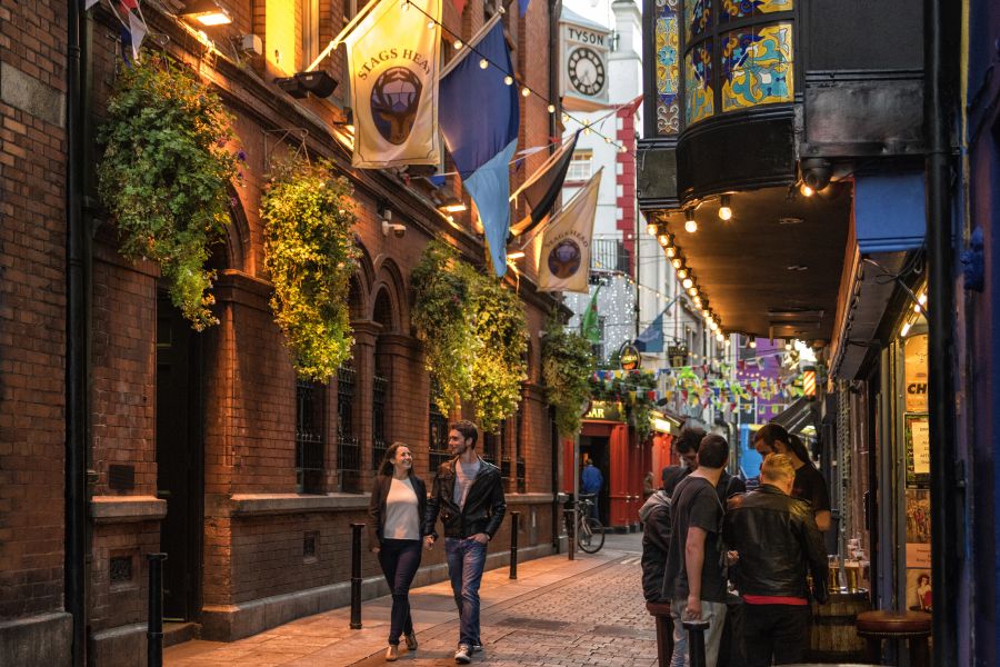 Dublin Temple Bar autorondreis Ierland B&B