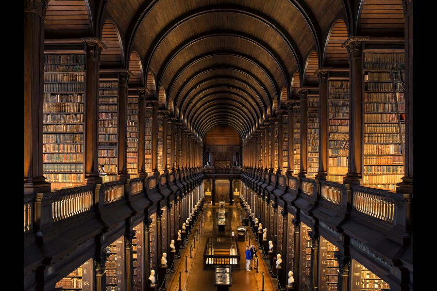 Dublin Old Library autorondreis Ierland luxe