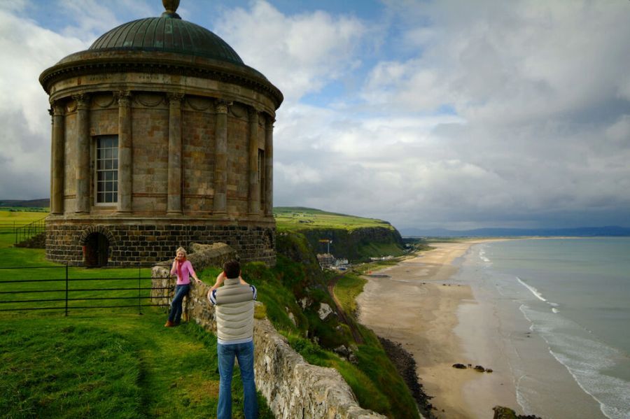Mussenden Temple, Antrim Coast autorondreis Ierland luxe