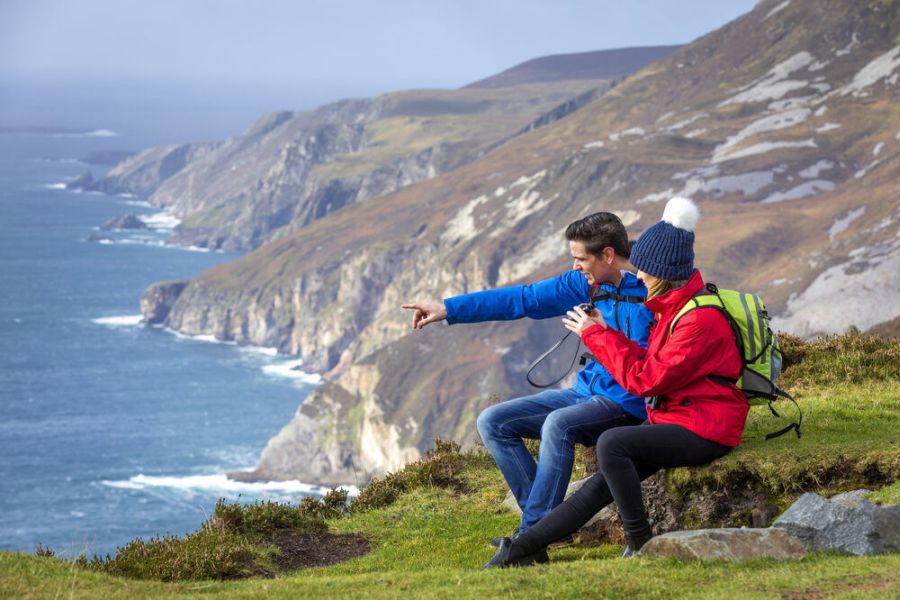 Donegal Slieve League Ierland autorondreis met eigen auto en ferry