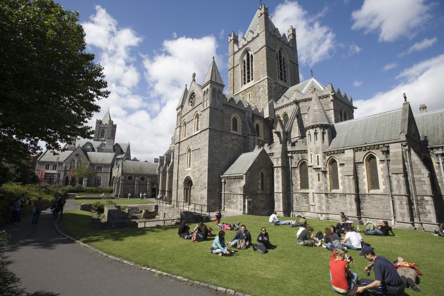 Dublin Christchurch Cathedral autorondreis Ierland vakantiewoningen