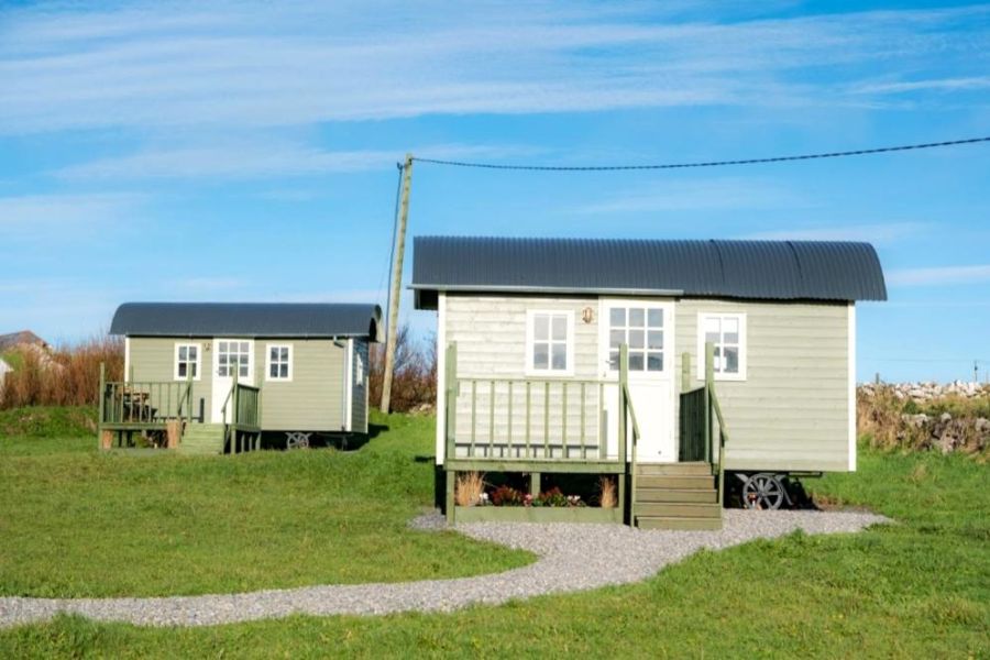Wild Meadow Huts, luxe kamperen
