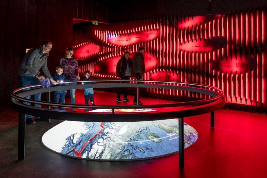 Lava Centre, busrondreis IJsland