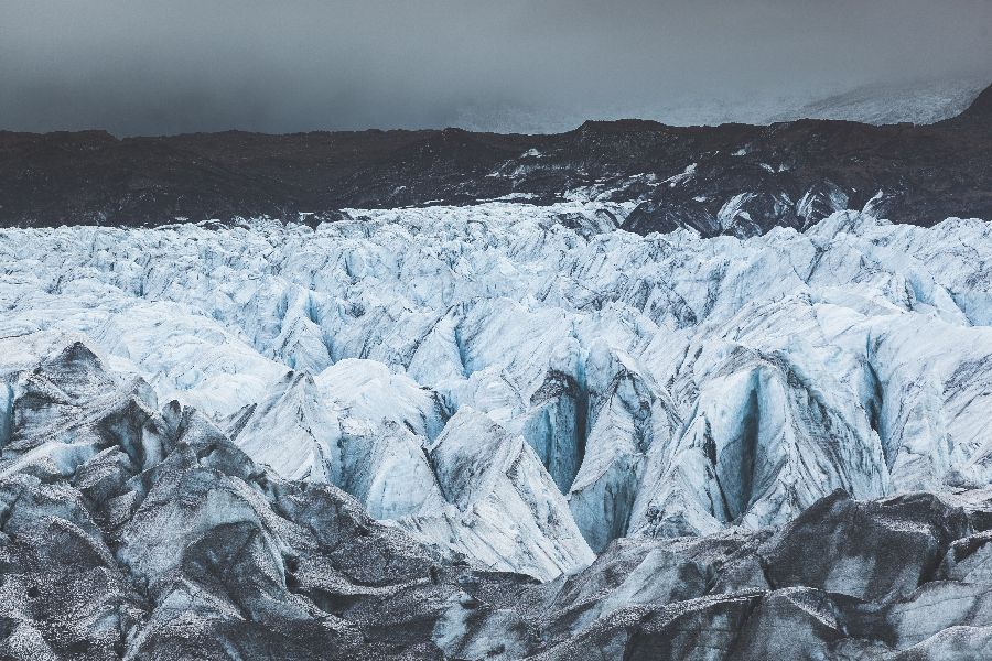 Svinafell gletsjer, busrondreis IJsland
