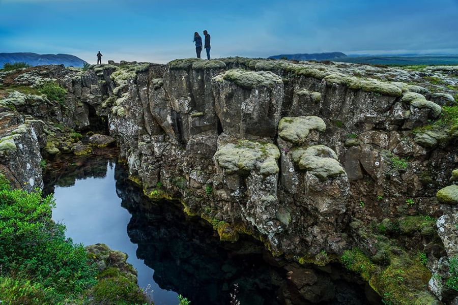 Thingvellir Nationaal Park, minibus rondreis IJsland