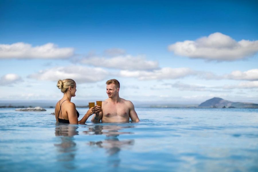 Myvatn Nature Baths, minibus rondreis IJsland