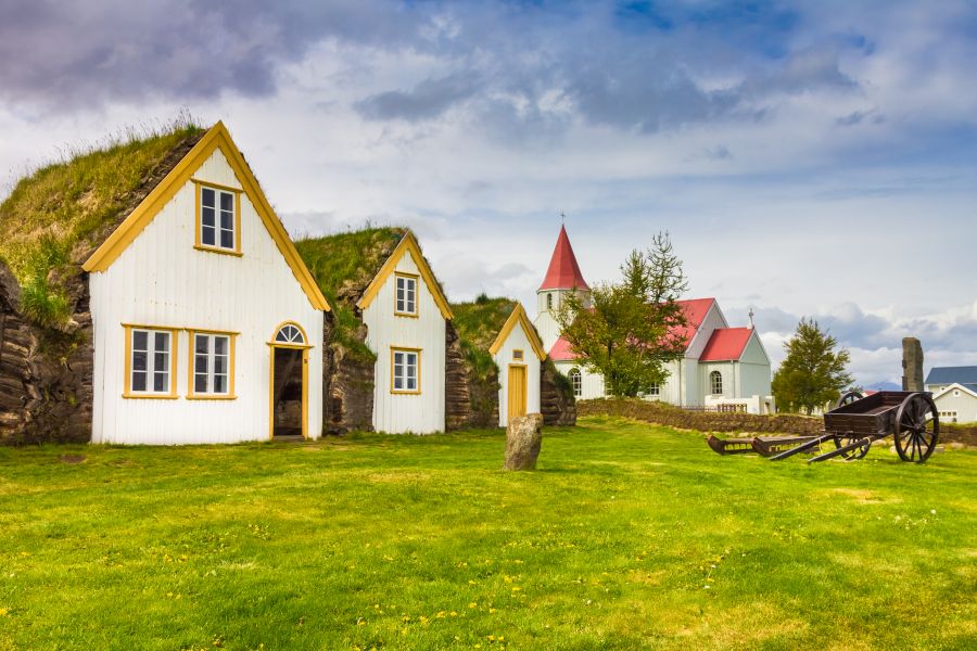 Glaumbaer, busrondreis IJsland 