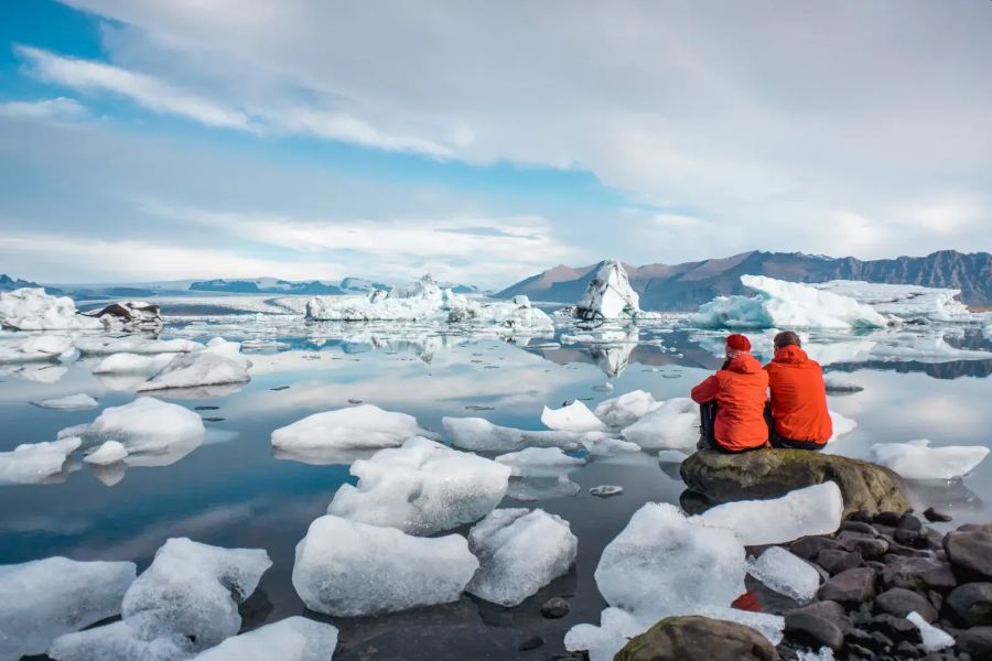 Jökulsarlon Glacier Lagoon, busrondreis IJsland