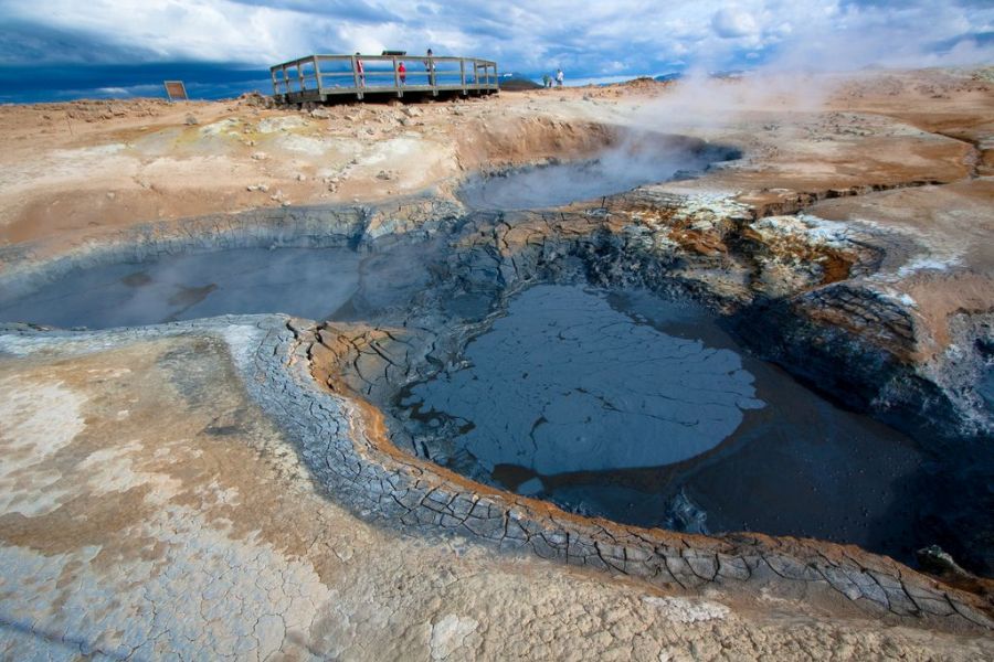 Myvatn, busrondreis IJsland