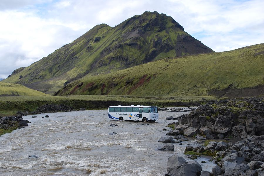 Touringcar, busrondreis IJsland