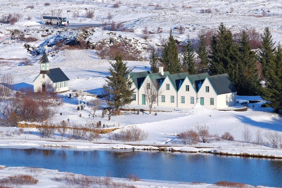 Thingvellir Nationaal Park, busrondreis IJsland