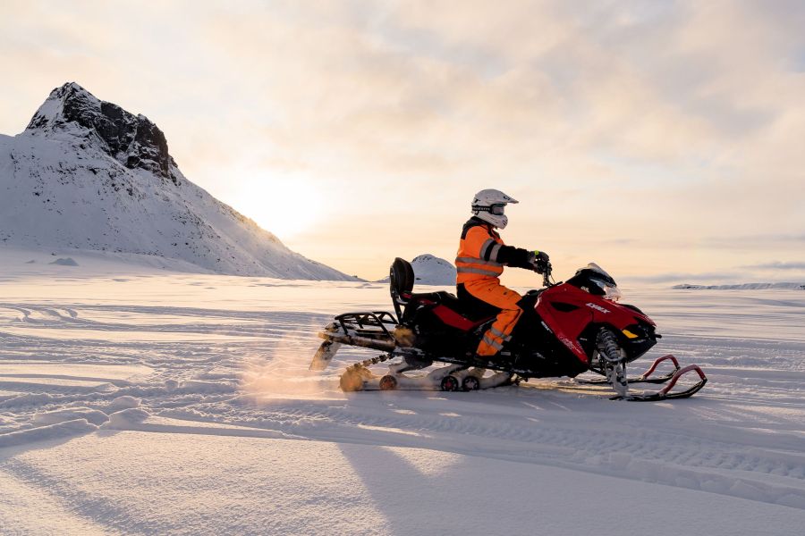 Sneeuwscootertocht IJsland Geysir/Gullfoss