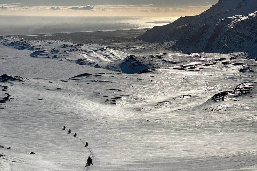 Superjeep tocht op Vatnajökull gletsjer