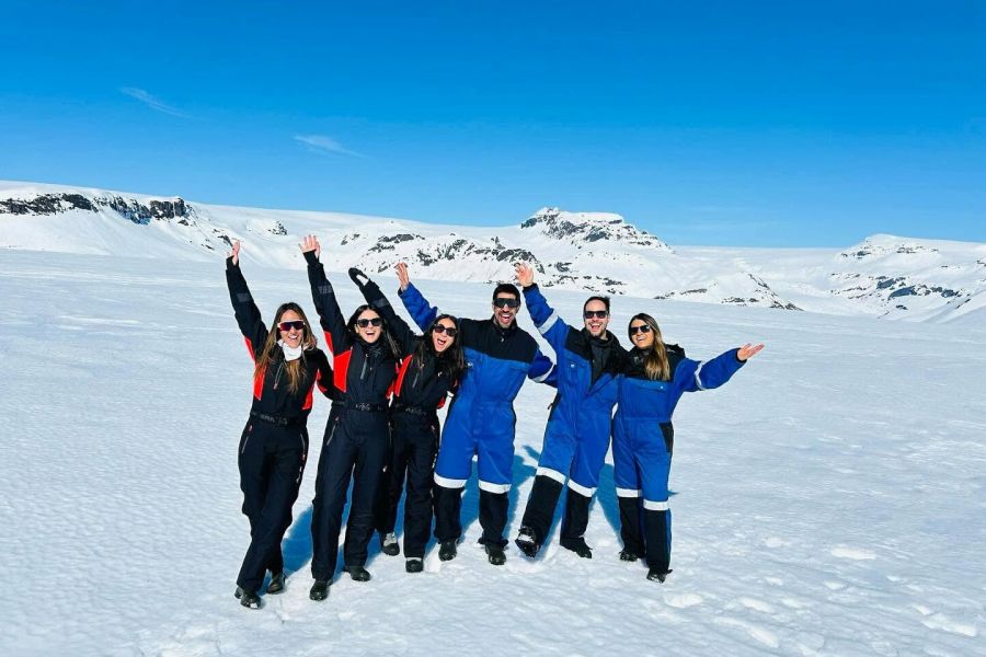 Superjeep tocht op Vatnajökull gletsjer