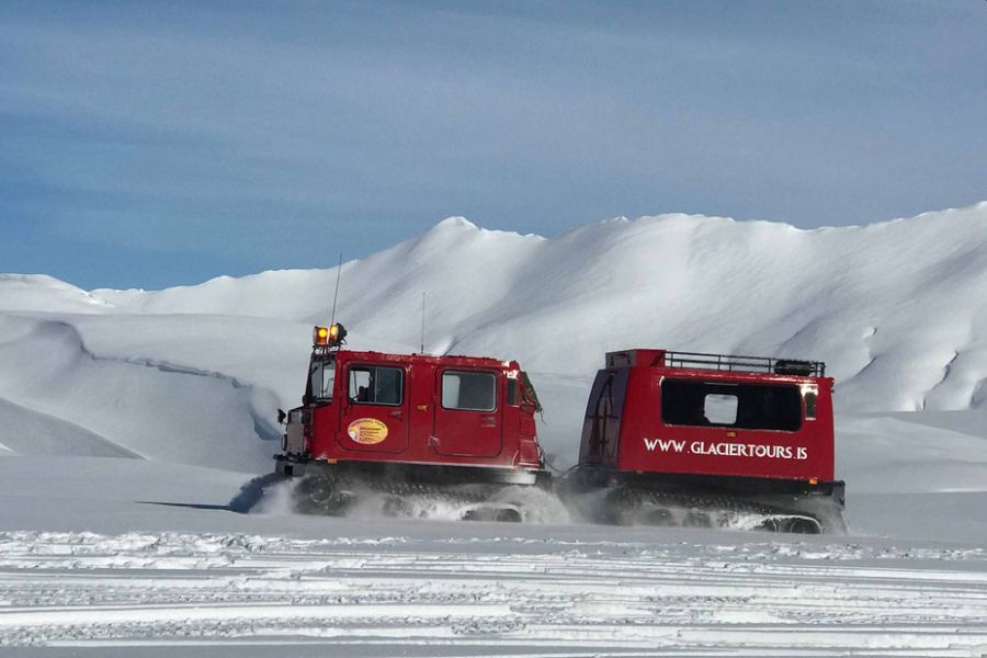 Superjeep tocht op Vatnajökull gletsjer
