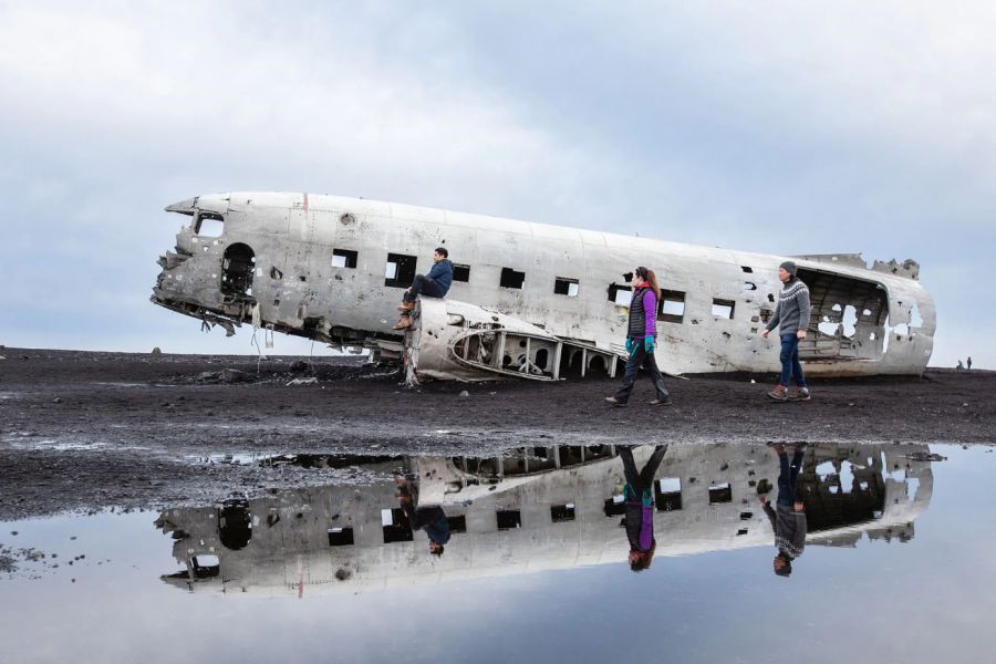 Shuttlebus Vliegtuigwrak Solheimasandur