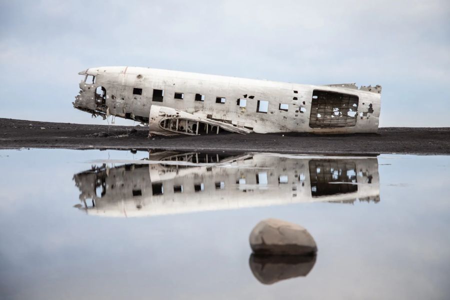 Shuttlebus Vliegtuigwrak Solheimasandur