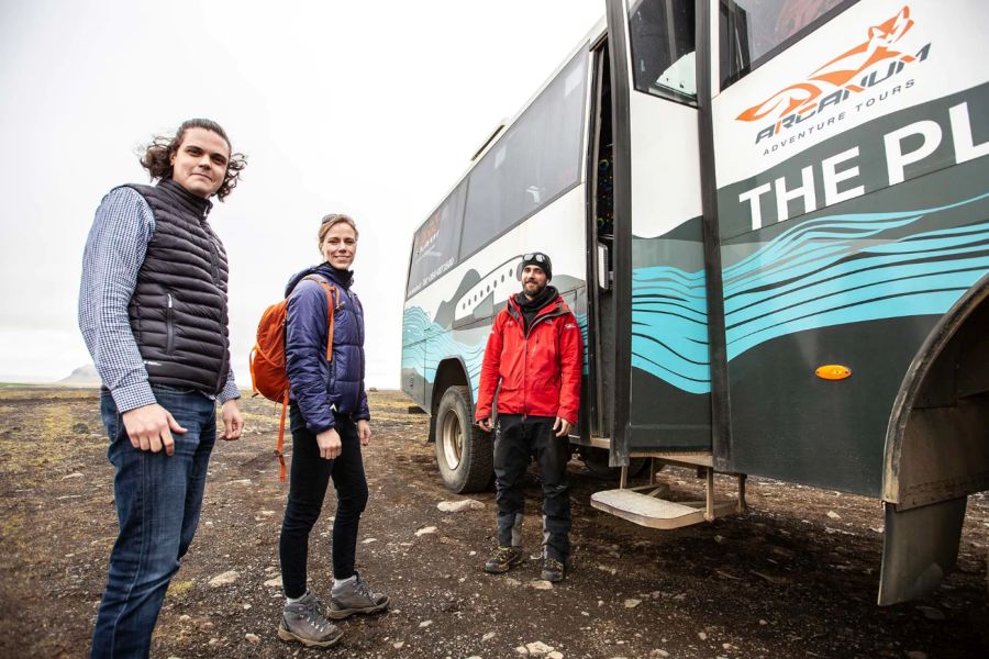 Shuttlebus Vliegtuigwrak Solheimasandur