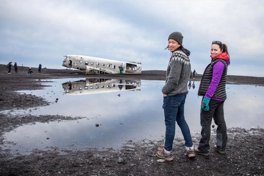 Shuttlebus Vliegtuigwrak Solheimasandur