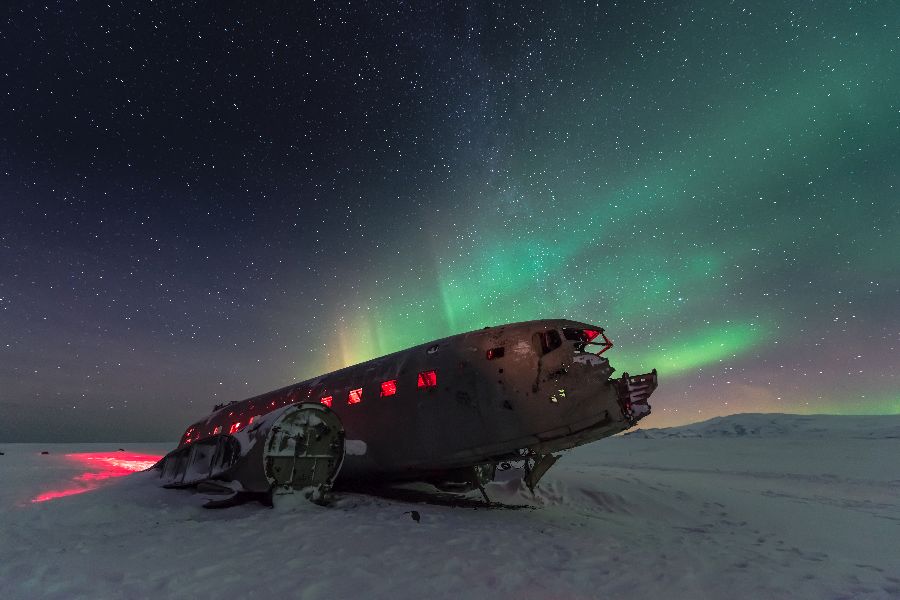 Shuttlebus Vliegtuigwrak Solheimasandur