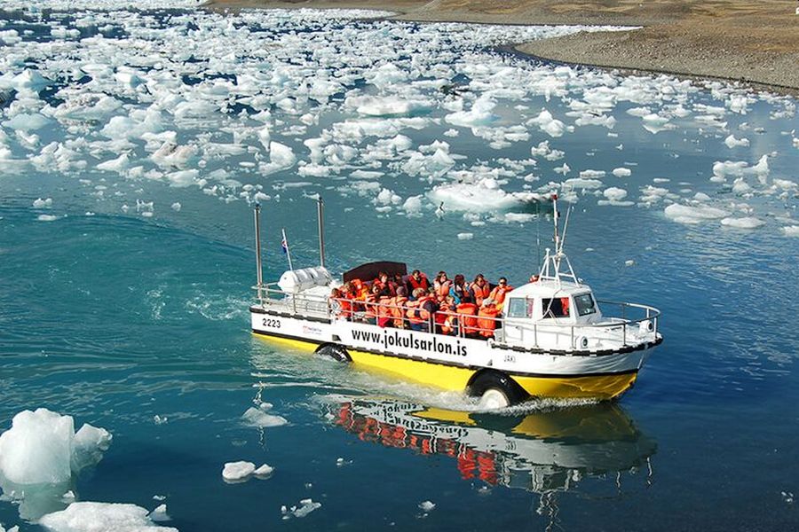 Vakantie Jokulsarlon Glacier Lagoon ijsbergenmeer boottocht in Diversen (IJsland, IJsland)