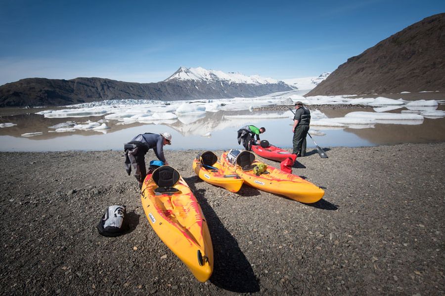 Kajakken Jokulsarlon IJsbergenmeer