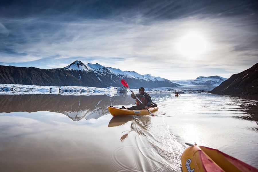 Kajakken Jokulsarlon IJsbergenmeer
