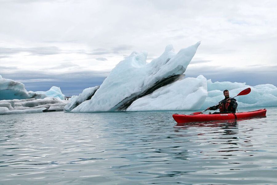 Kajakken Jokulsarlon IJsbergenmeer