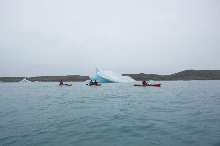 Kajakken Jokulsarlon IJsbergenmeer