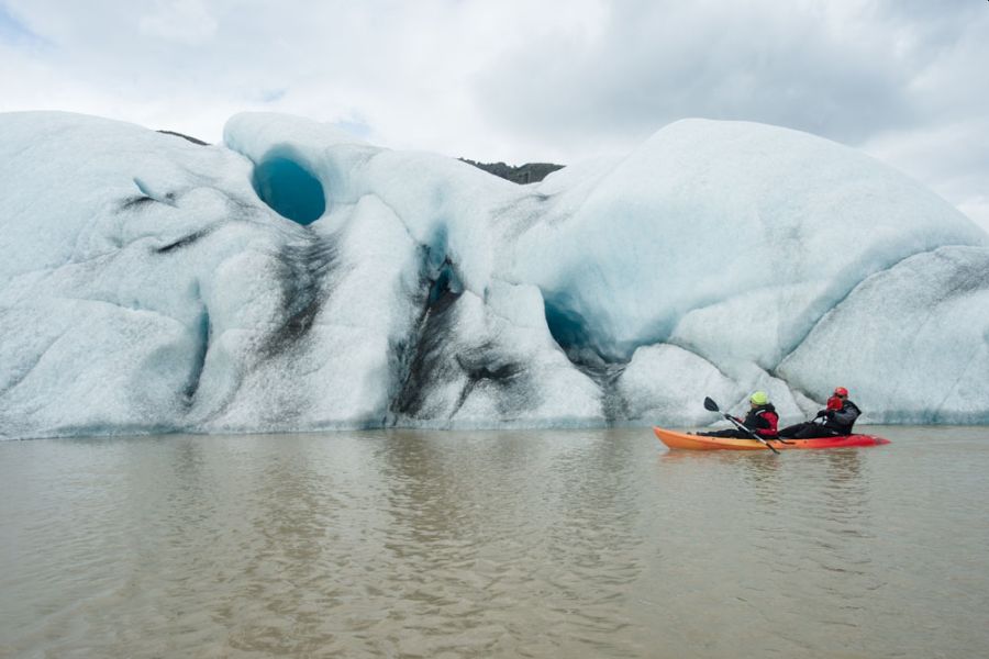 Kajakken Jokulsarlon IJsbergenmeer