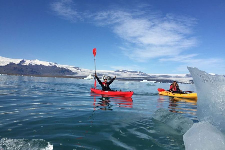 Kajakken Jokulsarlon IJsbergenmeer