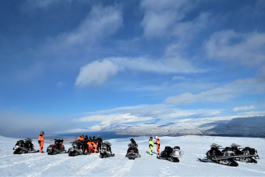 Sneeuwscooter tocht Akureyri