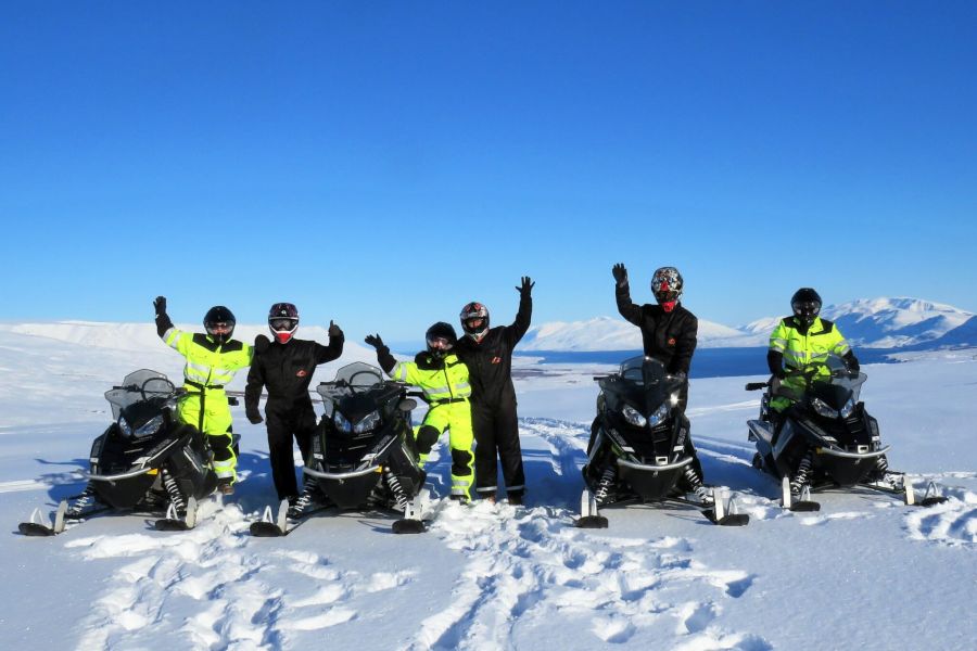 Sneeuwscooter tocht Akureyri