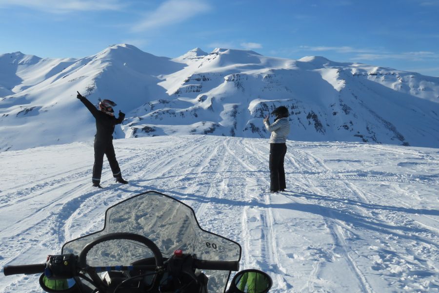 Sneeuwscooter tocht Akureyri