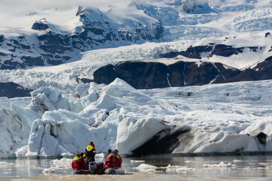 Fjallsarlon ijsbergenmeer