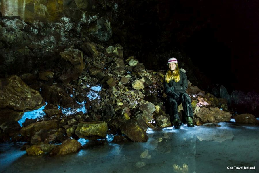 Lofthellir Ice Cave excursie Myvatn