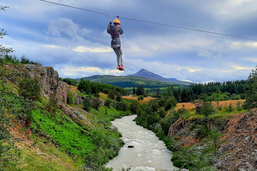 Vakantie Zipline Akureyri in Diversen (IJsland, IJsland)