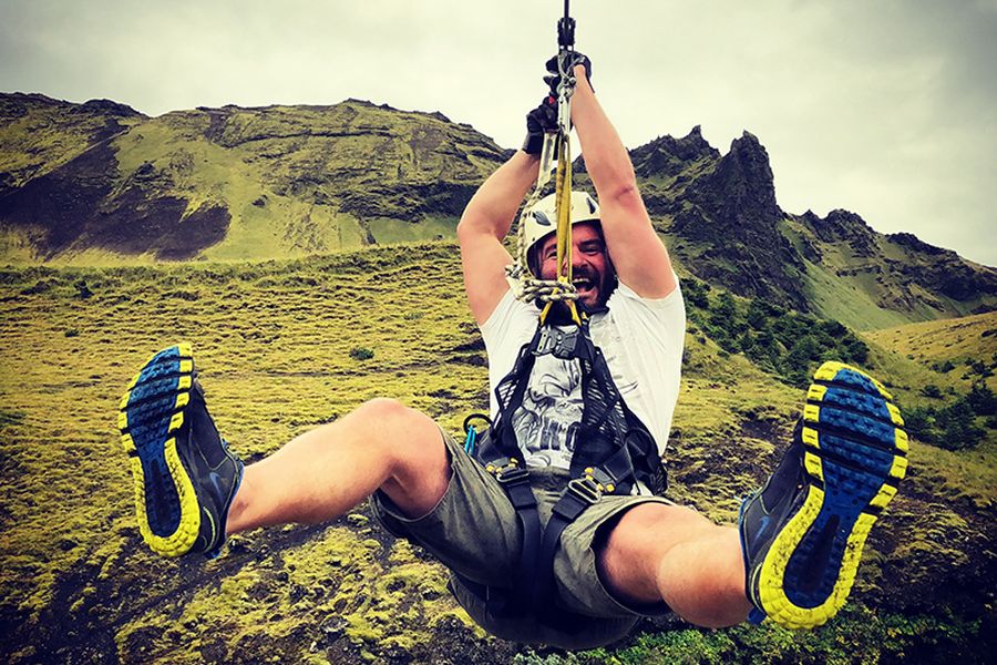 Zipline Vík