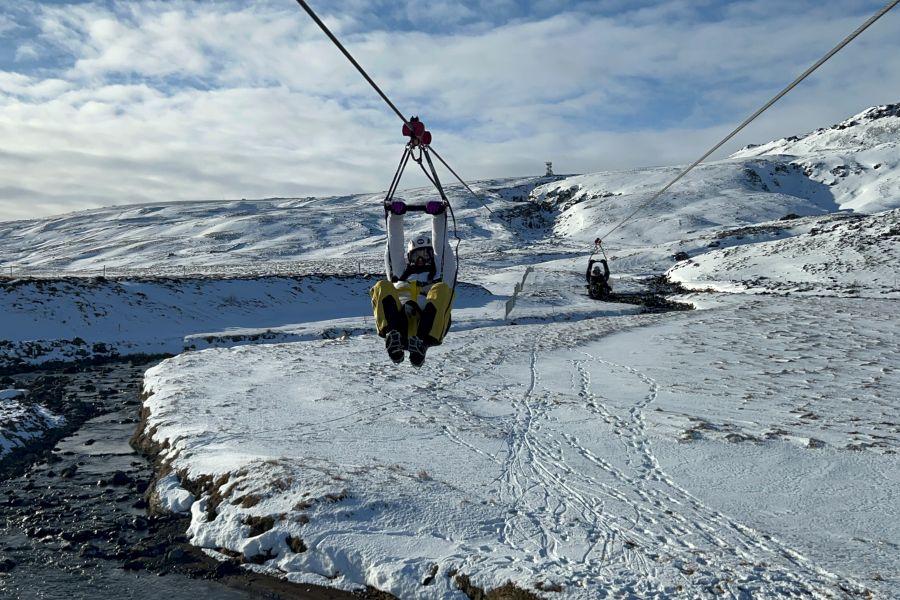 Mega Zipline vanuit Hveragerdi
