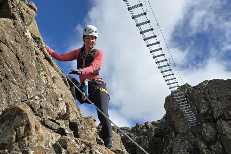 Falkaklettur Via Ferrata klimexcursie