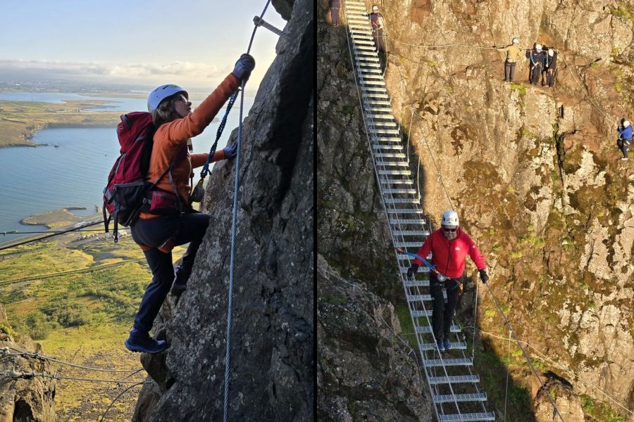 Falkaklettur Via Ferrata klimexcursie
