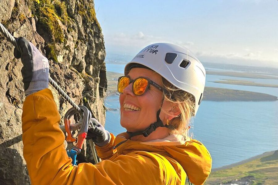 Falkaklettur Via Ferrata klimexcursie