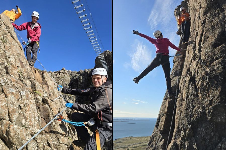 Falkaklettur Via Ferrata klimexcursie