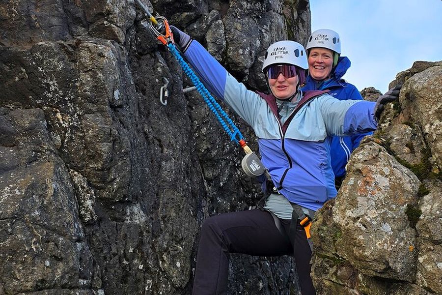 Falkaklettur Via Ferrata klimexcursie