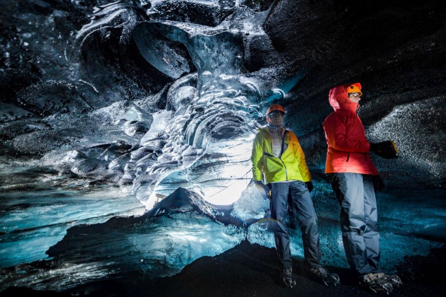 Ice Cave Under The Volcano tour